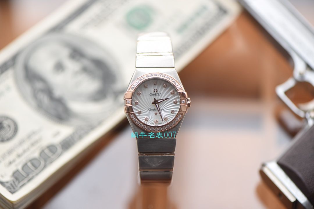 OMEGA Constellation 系列123.10.27.60.57.001女士石英 wrist watches （多色可选）【 Video analysis SSS Perfect  High quality  Replica Watches 】 / MAI310