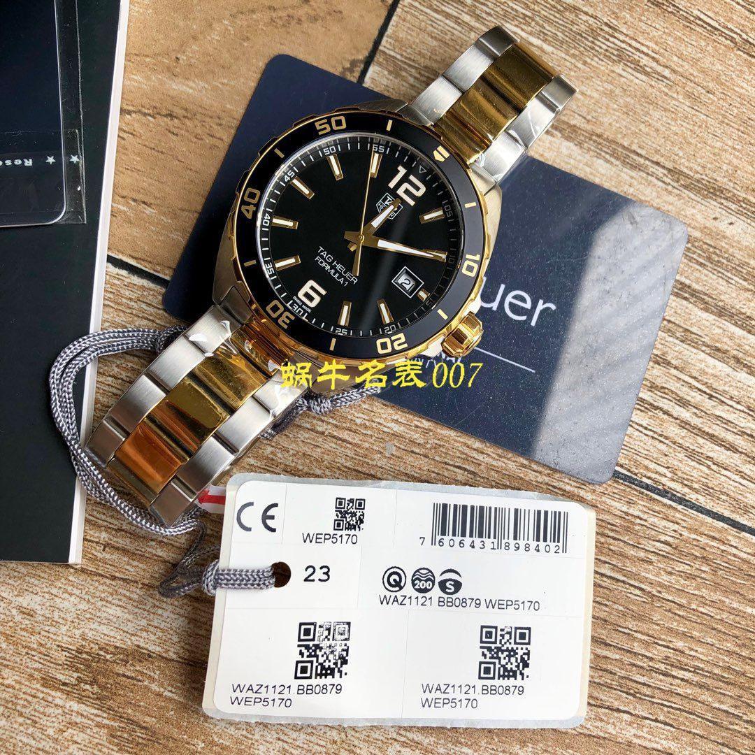 【渠道原单】 TAG Heuer F1系列WAZ1121.BB0879，WAZ1120.BB0879 wrist watches  / TG076