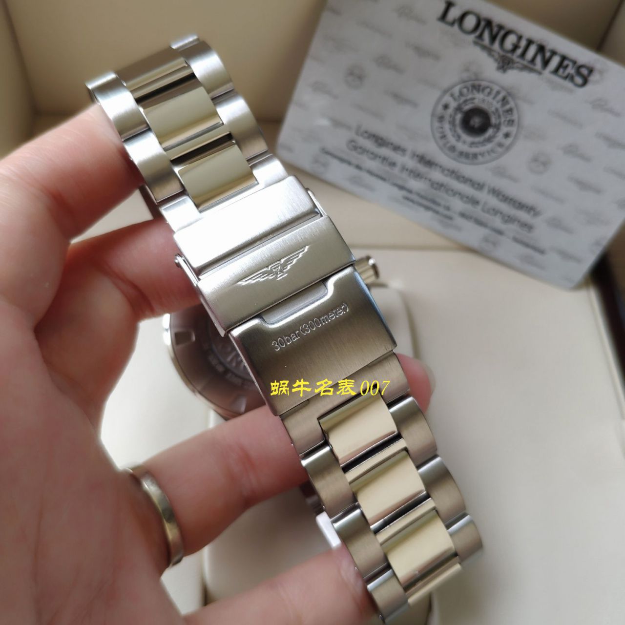 【渠道原单Longines】 Longines 康卡斯潜水系列L3.742.4.56.6 wrist watches  / L116