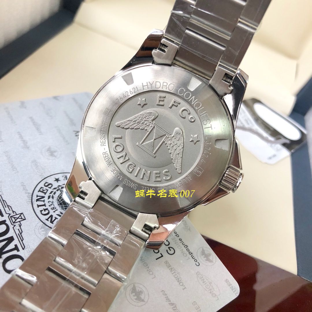 【渠道原单Longines】 Longines 康卡斯潜水系列L3.742.4.56.6 wrist watches  / L116