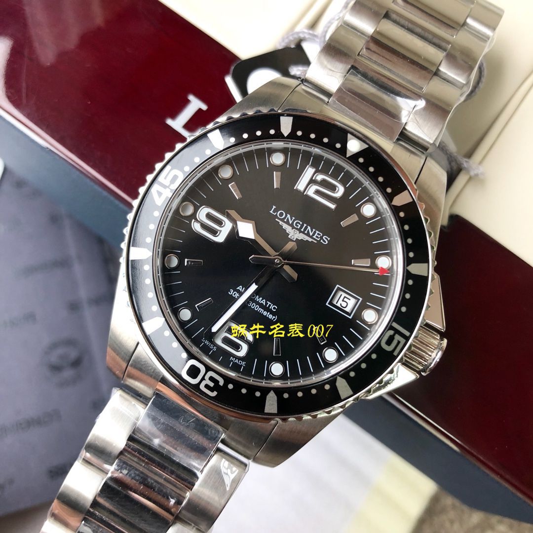 【渠道原单Longines】 Longines 康卡斯潜水系列L3.742.4.56.6 wrist watches  / L116