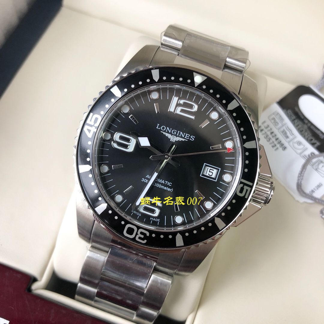 【渠道原单Longines】 Longines 康卡斯潜水系列L3.742.4.56.6 wrist watches  / L116