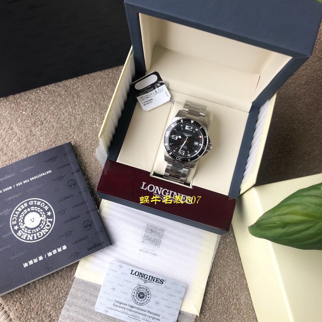 【渠道原单Longines】 Longines 康卡斯潜水系列L3.742.4.56.6 wrist watches  / L116