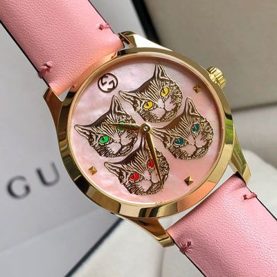 【渠道原单】Gucci古驰猫头鹰G-Timeless 系列女士 wrist watches ，38 毫米