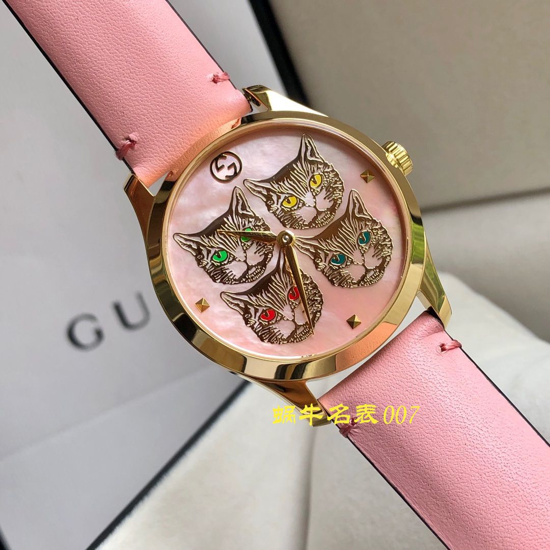 【渠道原单】Gucci古驰猫头鹰G-Timeless 系列女士 wrist watches ，38 毫米 / GUCCI KK17