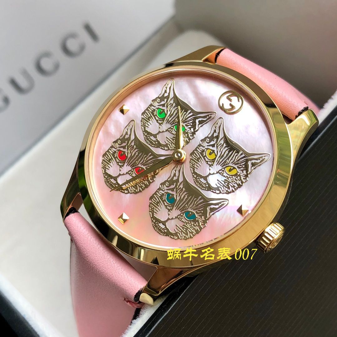 【渠道原单】Gucci古驰猫头鹰G-Timeless 系列女士 wrist watches ，38 毫米 / GUCCI KK17
