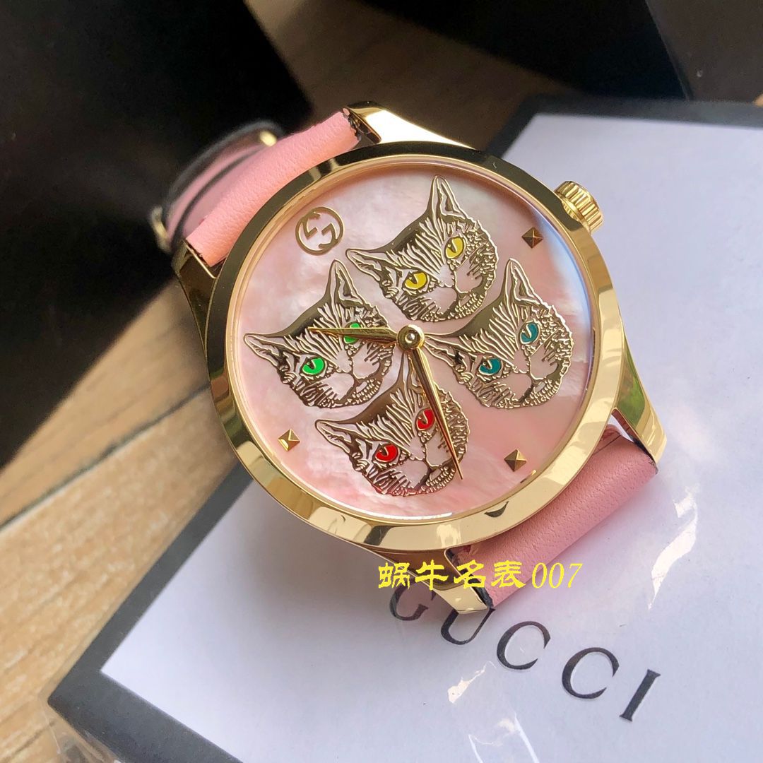 【渠道原单】Gucci古驰猫头鹰G-Timeless 系列女士 wrist watches ，38 毫米 / GUCCI KK17