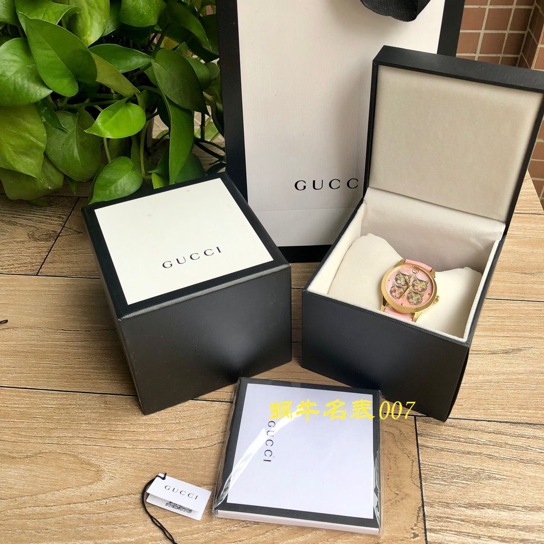 【渠道原单】Gucci古驰猫头鹰G-Timeless 系列女士 wrist watches ，38 毫米 / GUCCI KK17