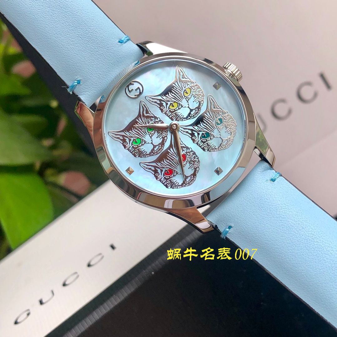 【渠道原单】Gucci古驰猫头鹰G-Timeless 系列女士 wrist watches ，38 毫米 / GUCCI KK17