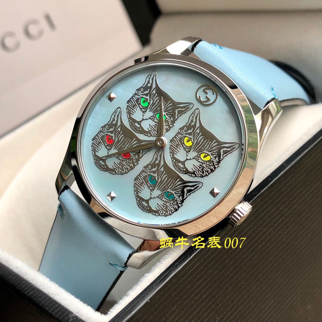 【渠道原单】Gucci古驰猫头鹰G-Timeless 系列女士 wrist watches ，38 毫米 / GUCCI KK17