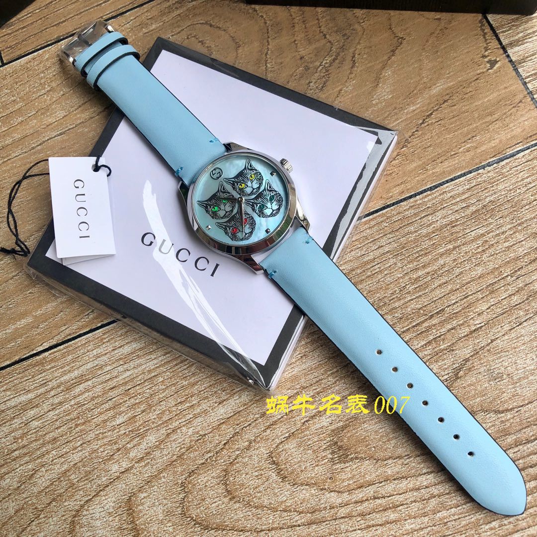 【渠道原单】Gucci古驰猫头鹰G-Timeless 系列女士 wrist watches ，38 毫米 / GUCCI KK17