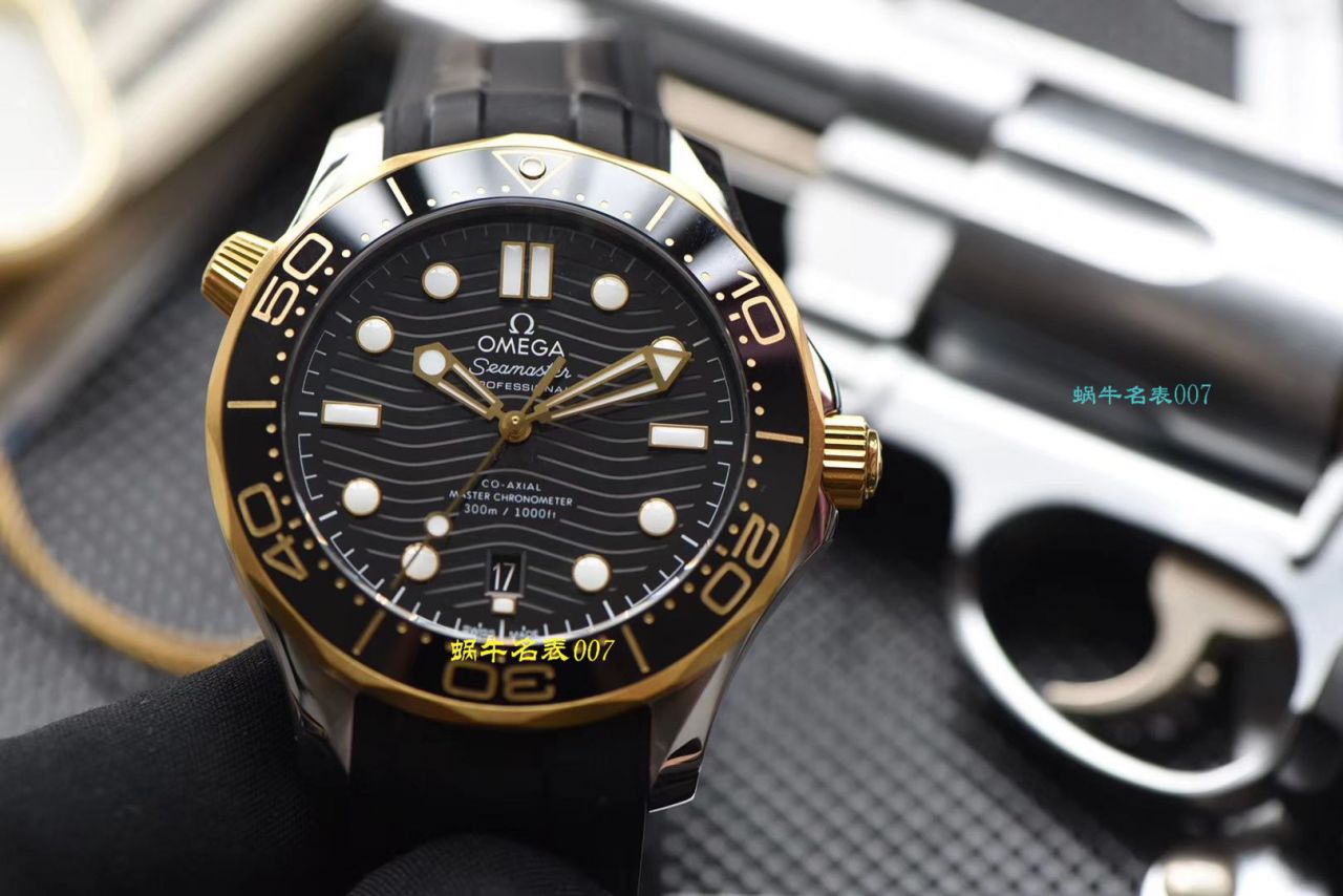 VS Factory OMEGA新 Seamaster 300M间黄金 top  Replica Copy  Watches 210.22.42.20.01.001 wrist watches  / M602