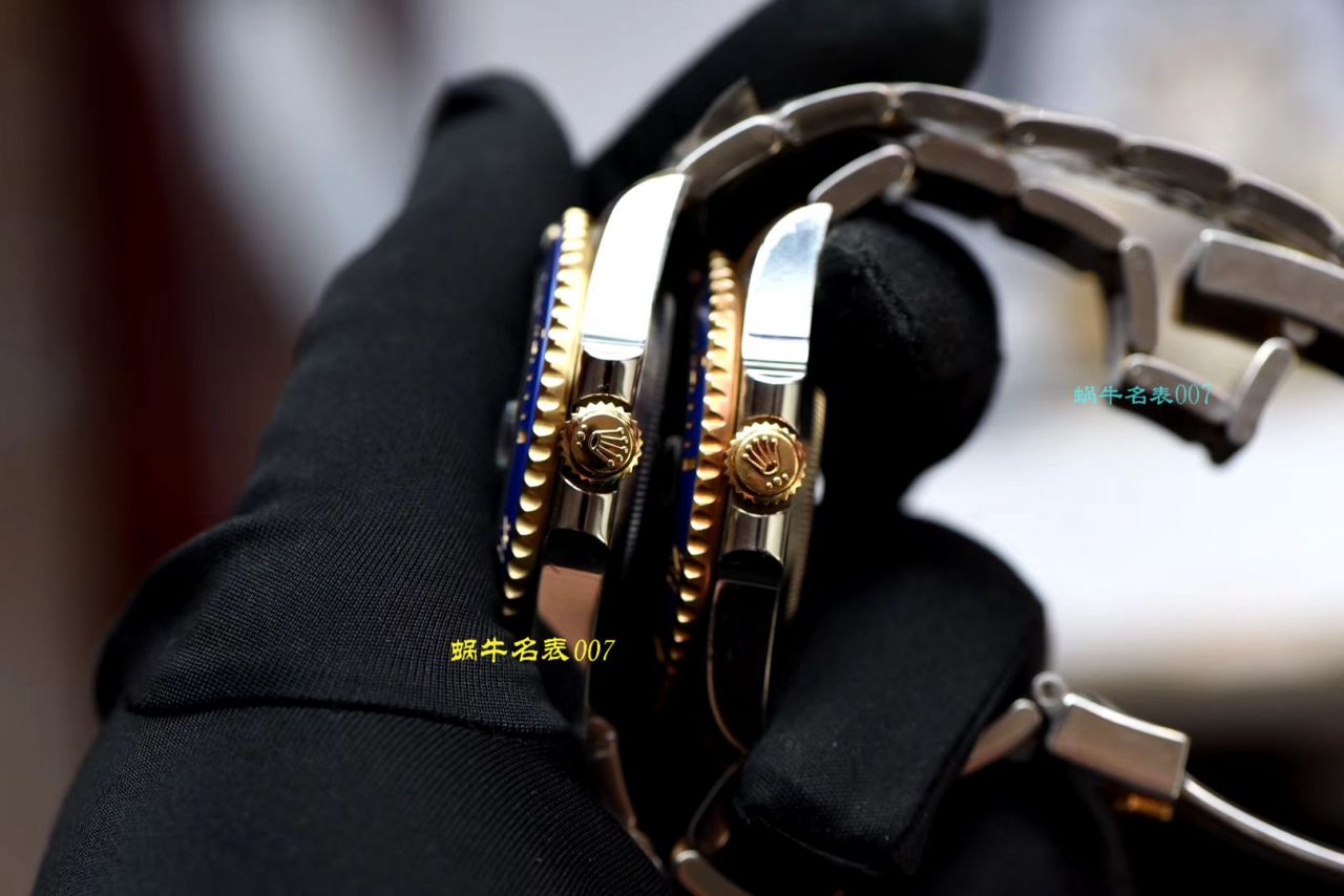 【AR Factory Rolex Replica Copy 表】 Rolex  Submariner 型系列116613LB-97203 蓝盘 wrist watches (904钢间金蓝水鬼) / R369