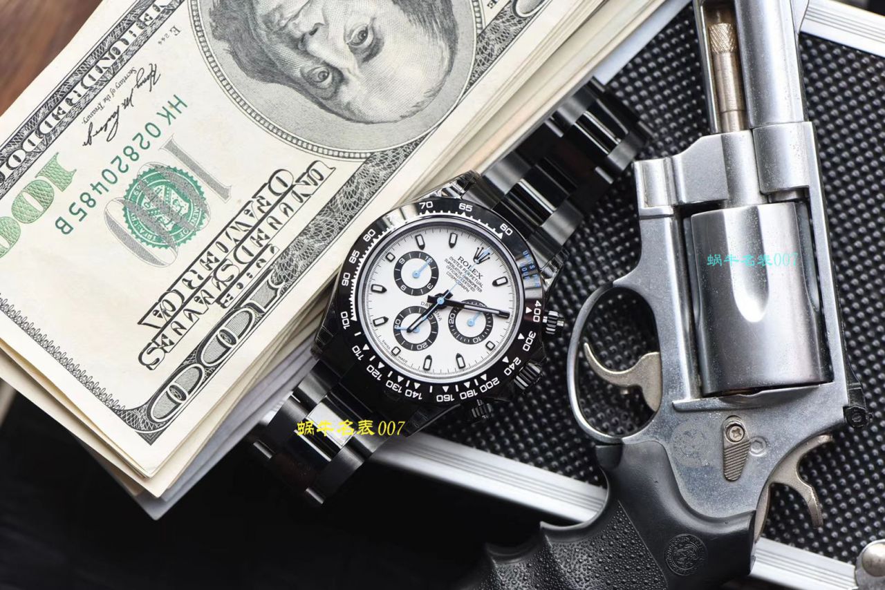 【台湾 Factory  Replica Copy  Watches 】 Rolex  Cosmograph Daytona  Ditongna 系列116500LN超高颜值酷黑熊猫迪特别版 / R370