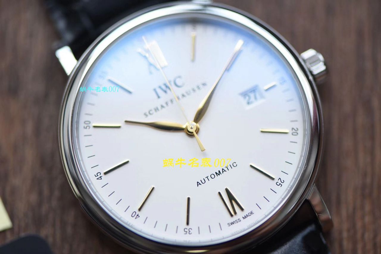 【 Video analysis V7 Factory IWC Replica Copy 表】 IWC 表柏涛菲诺系列IW356517 wrist watches  / WG391