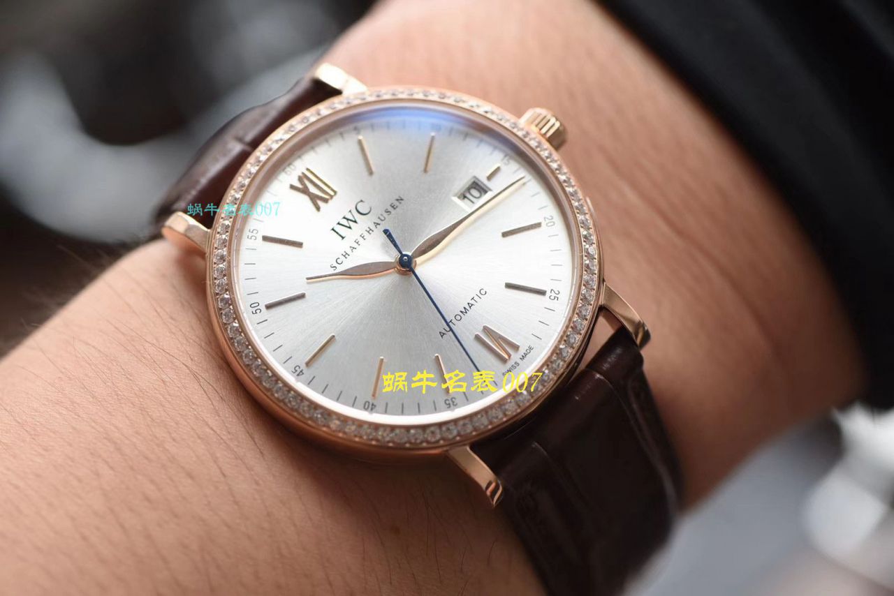 【 Video analysis V7 Factory IWC Replica 表】 IWC 表柏涛菲诺系列 Replica IW356515 wrist watches  / WG393