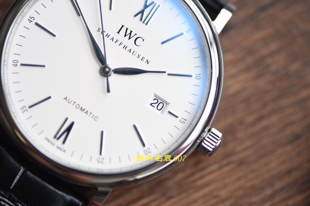 【 Video analysis V7 Factory IWC Replica Copy  Watches 】 IWC 表柏涛菲诺系列IW356501 wrist watches  / WG398