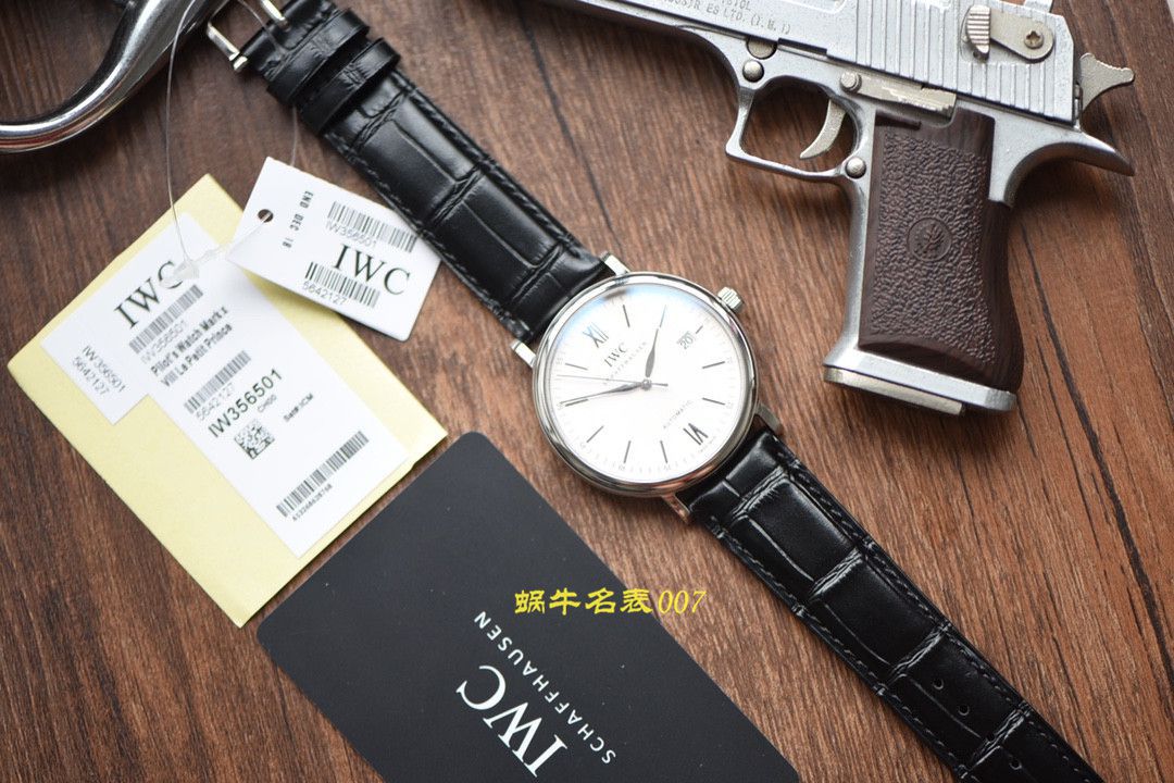 【 Video analysis V7 Factory IWC Replica Copy  Watches 】 IWC 表柏涛菲诺系列IW356501 wrist watches  / WG398