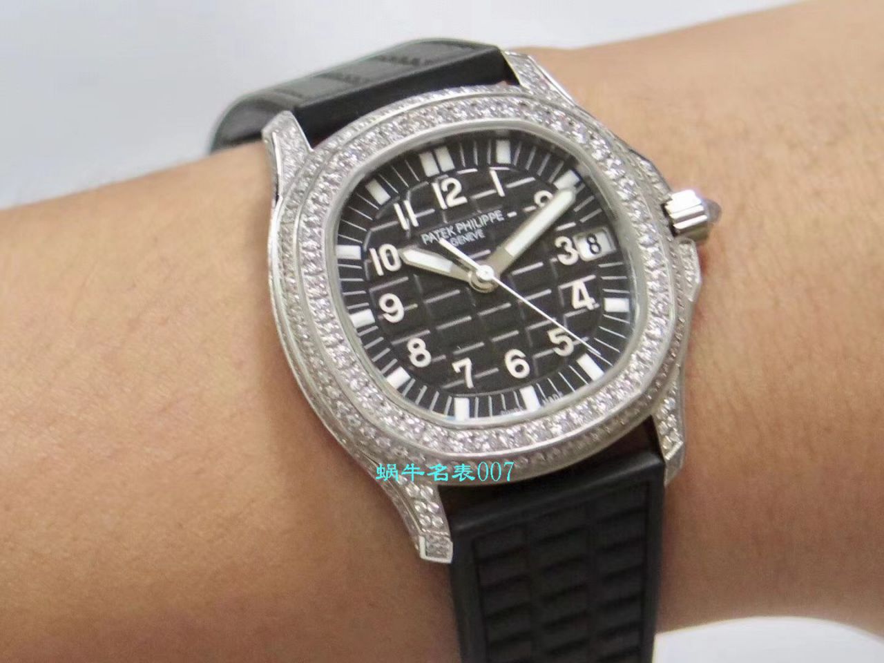 【PPF Factory PATEK PHILIPPE Replica 表】 PATEK PHILIPPE AQUANAUT Replica 5069G-001 白金女士 wrist watches  / BD230