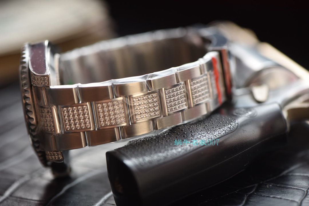 【LF Factory  top  Replica  Rolex  Replica Watches 】LF帝皇 copy customized 版镶钻 Submariner ❗ top 绿钻水鬼 / R363