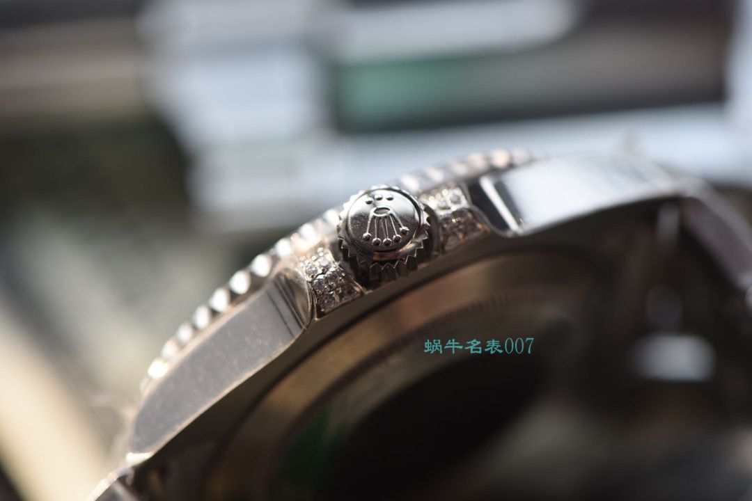 【LF Factory  top  Replica  Rolex  Replica Watches 】LF帝皇 copy customized 版镶钻 Submariner ❗ top 绿钻水鬼 / R363
