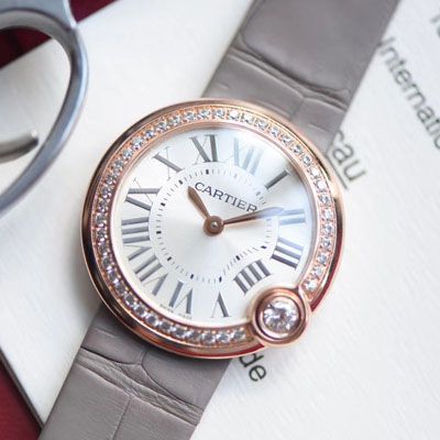 【台湾 Factory 白气球 Replica Copy 女表】 Cartier  BALLON BLANC DE  Cartier 系列WJBL0008 wrist watches 