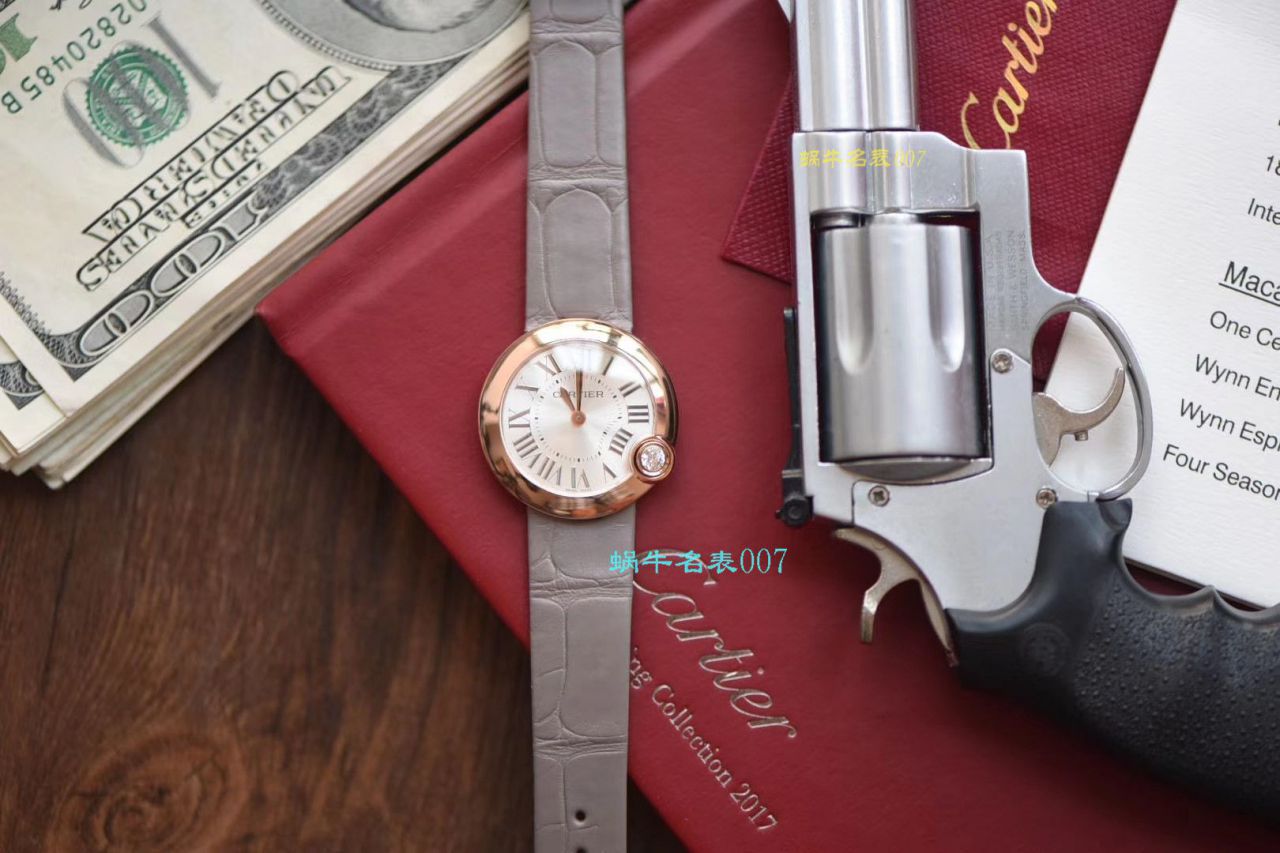 【台湾 Factory 白气球 Replica Copy 女表】 Cartier  BALLON BLANC DE  Cartier 系列WJBL0008 wrist watches  / K229