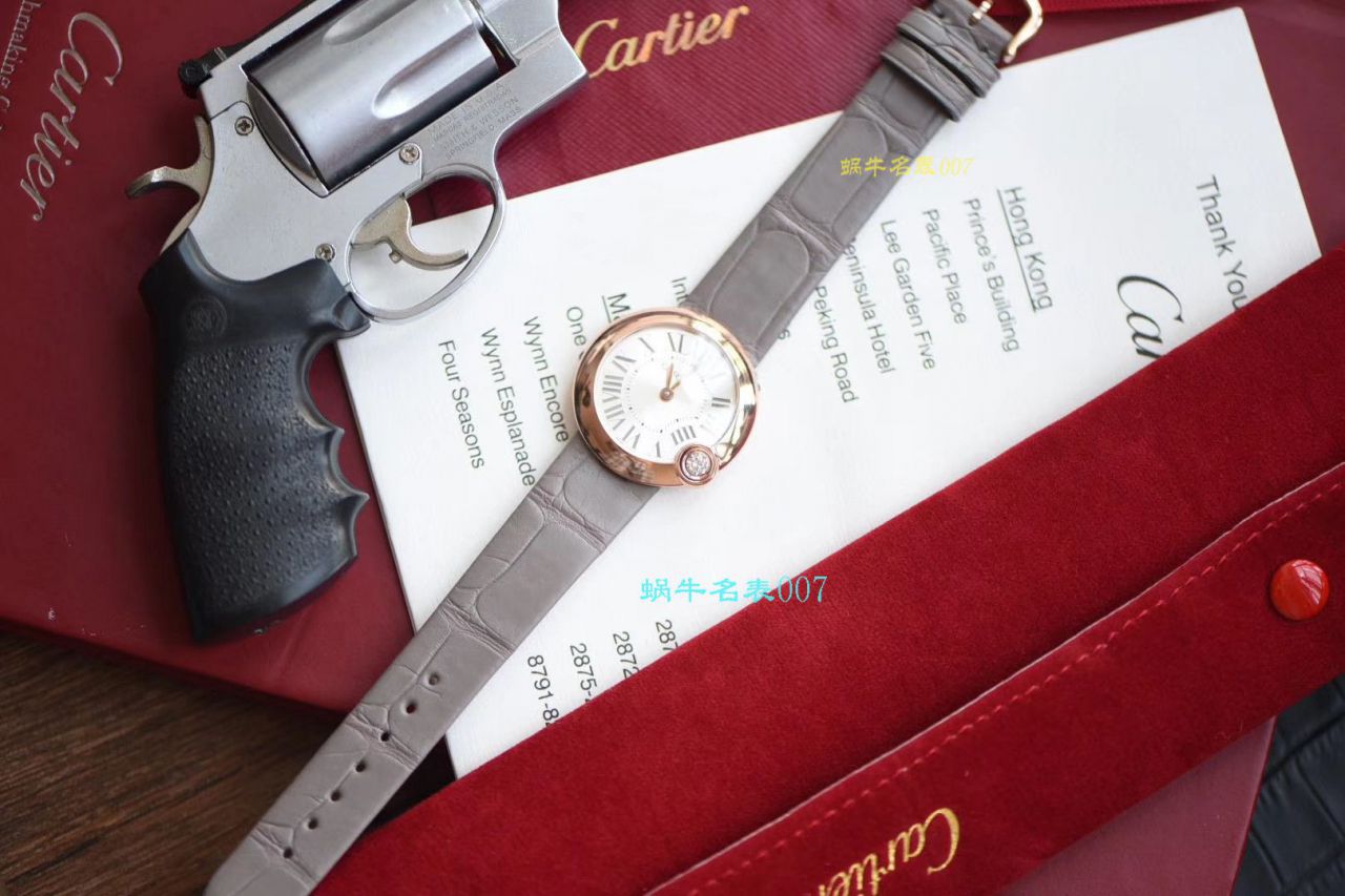 【台湾 Factory 白气球 Replica Copy 女表】 Cartier  BALLON BLANC DE  Cartier 系列WJBL0008 wrist watches  / K229