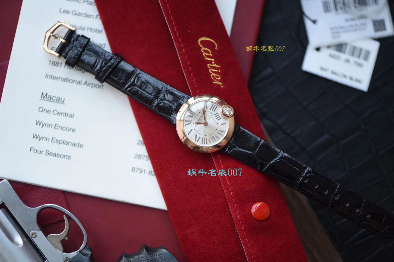 【台湾 Factory  Replica Copy 女表】 Cartier  BALLON BLANC DE  Cartier 系列WGBL0005 wrist watches  / K230