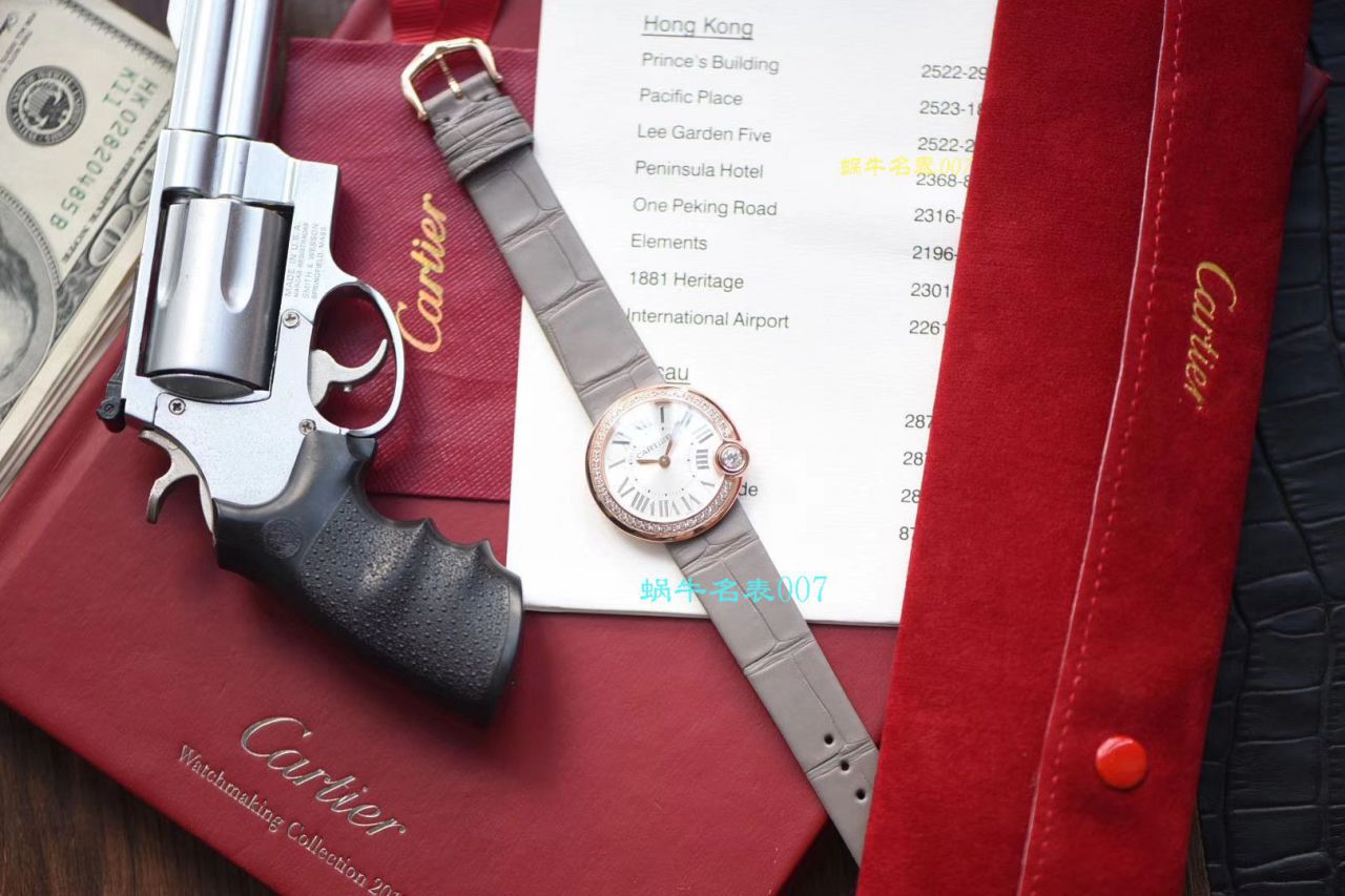 【台湾 Factory 白气球 Replica Copy 女表】 Cartier  BALLON BLANC DE  Cartier 系列WJBL0008 wrist watches  / K229