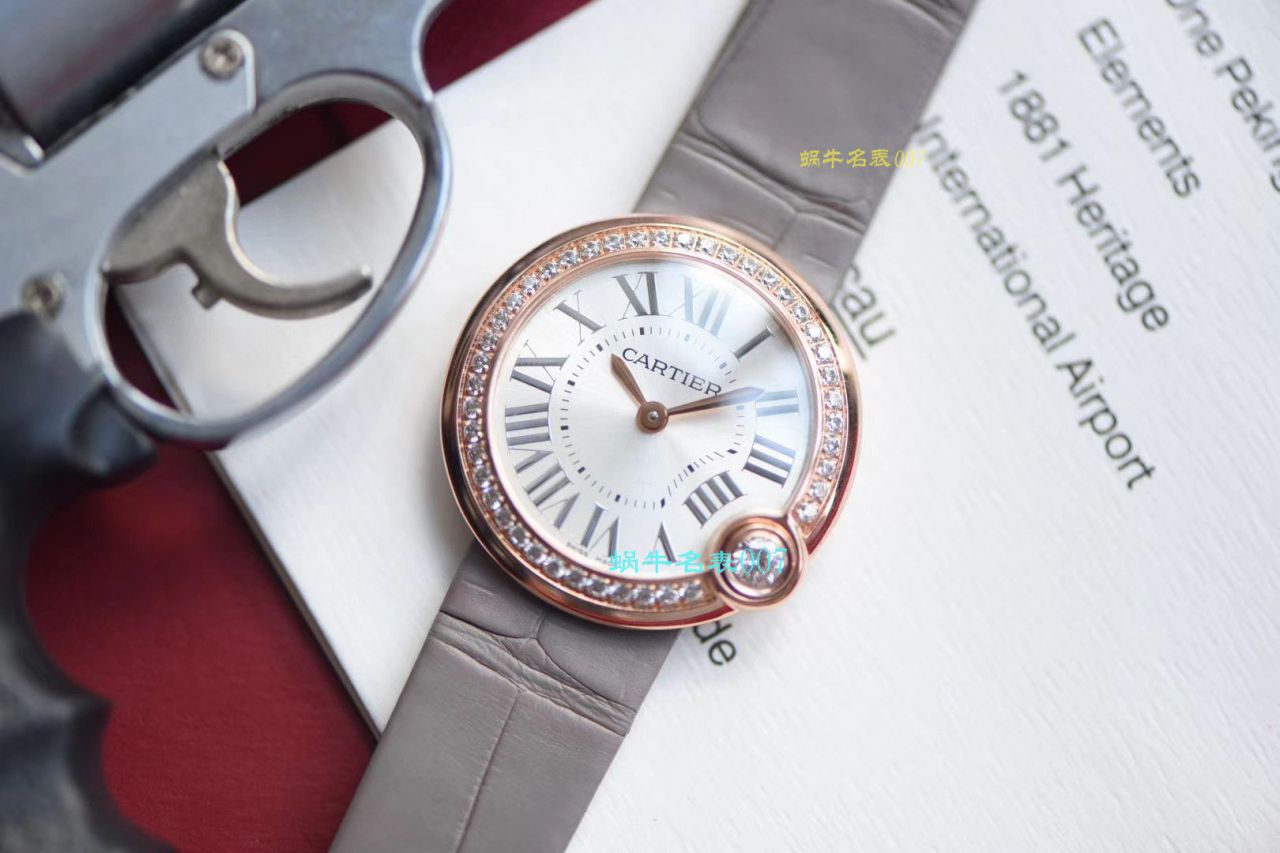 【台湾 Factory 白气球 Replica Copy 女表】 Cartier  BALLON BLANC DE  Cartier 系列WJBL0008 wrist watches  / K229