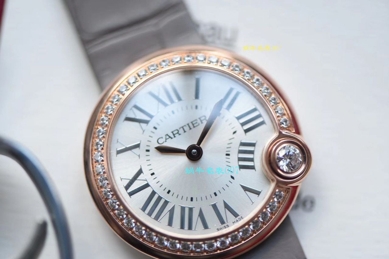 【台湾 Factory 白气球 Replica Copy 女表】 Cartier  BALLON BLANC DE  Cartier 系列WJBL0008 wrist watches  / K229