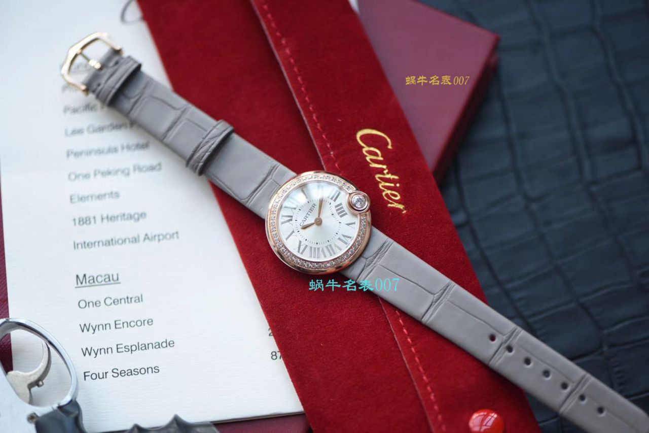 【台湾 Factory 白气球 Replica Copy 女表】 Cartier  BALLON BLANC DE  Cartier 系列WJBL0008 wrist watches  / K229