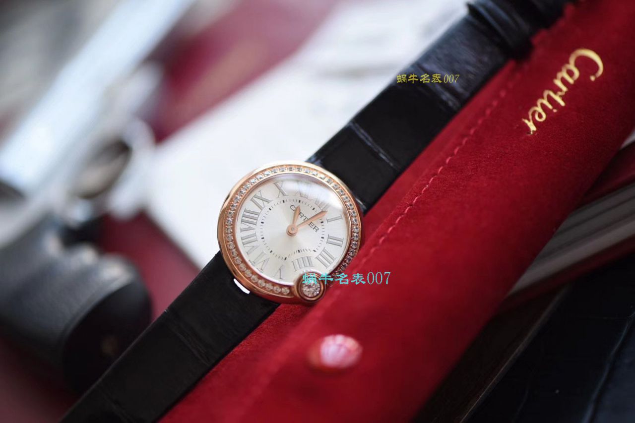 【台湾 Factory 白气球 Replica Copy 女表】 Cartier  BALLON BLANC DE  Cartier 系列WJBL0008 wrist watches  / K229