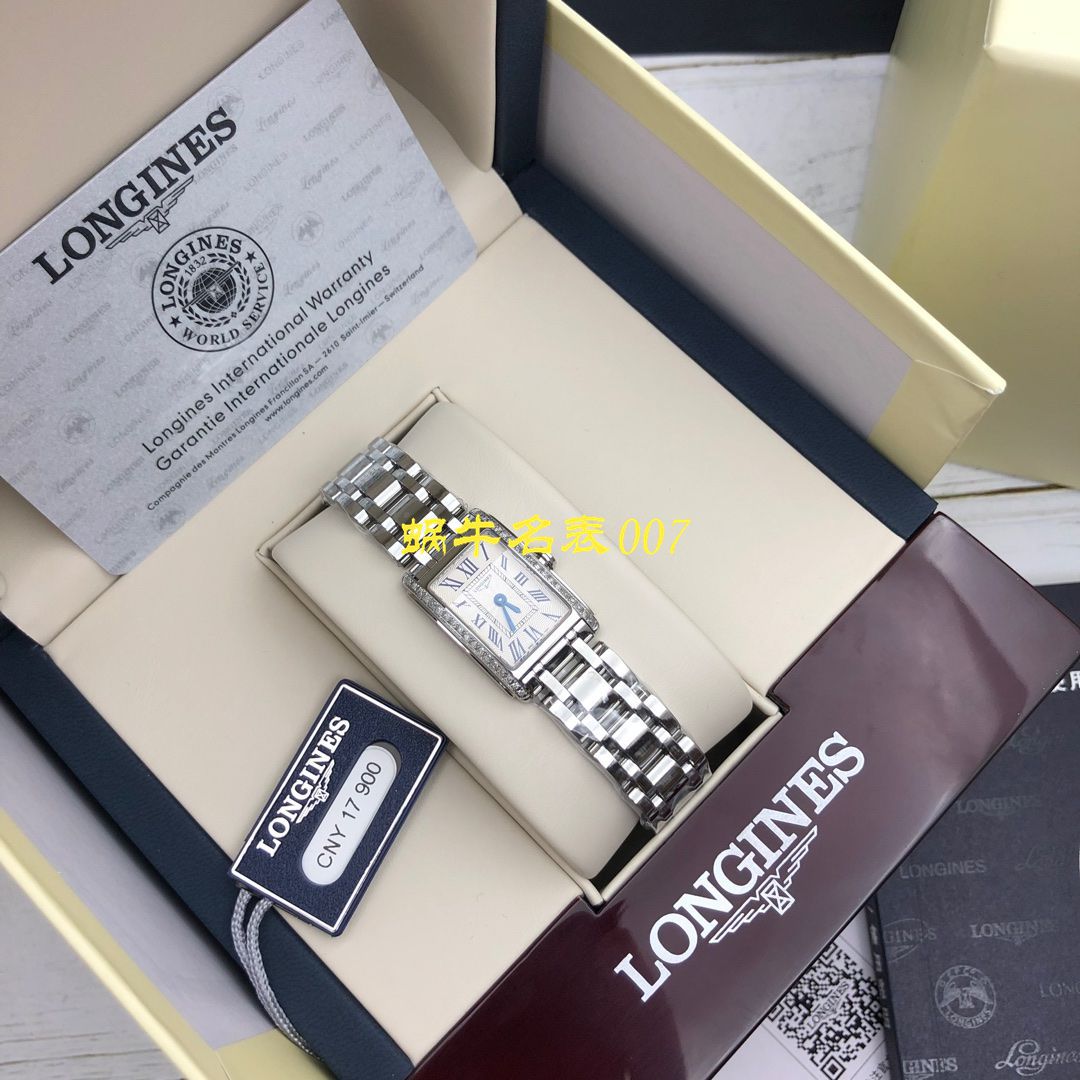 【 Longines 渠道原单女士表】 Longines L5.258.0.71.6真钻系列黛绰维纳系列 wrist watches （Longines DolceVita） / L119