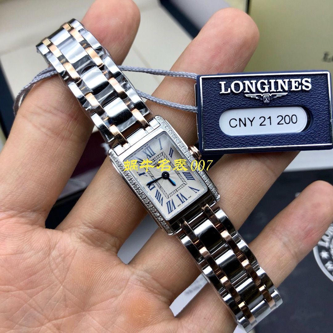 【 Longines 渠道原单女士表】 Longines L5.258.0.71.6真钻系列黛绰维纳系列 wrist watches （Longines DolceVita） / L119