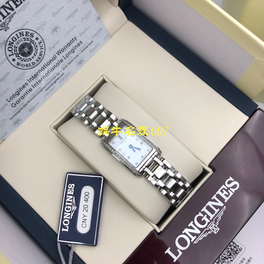 【 Longines 渠道原单女士表】 Longines L5.258.0.71.6真钻系列黛绰维纳系列 wrist watches （Longines DolceVita） / L119