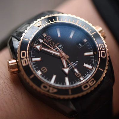 VS Factory OMEGA Seamaster 深海之黑全 Composite  top  Replica OMEGA Watches 215.63.46.22.01.001 wrist watches 