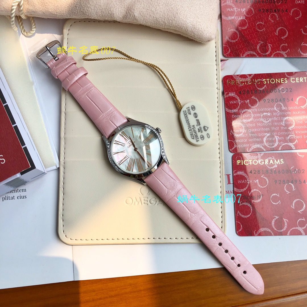 【渠道原单OMEGA女表】OMEGA碟飞系列428.18.36.60.05.002 wrist watches  / M612