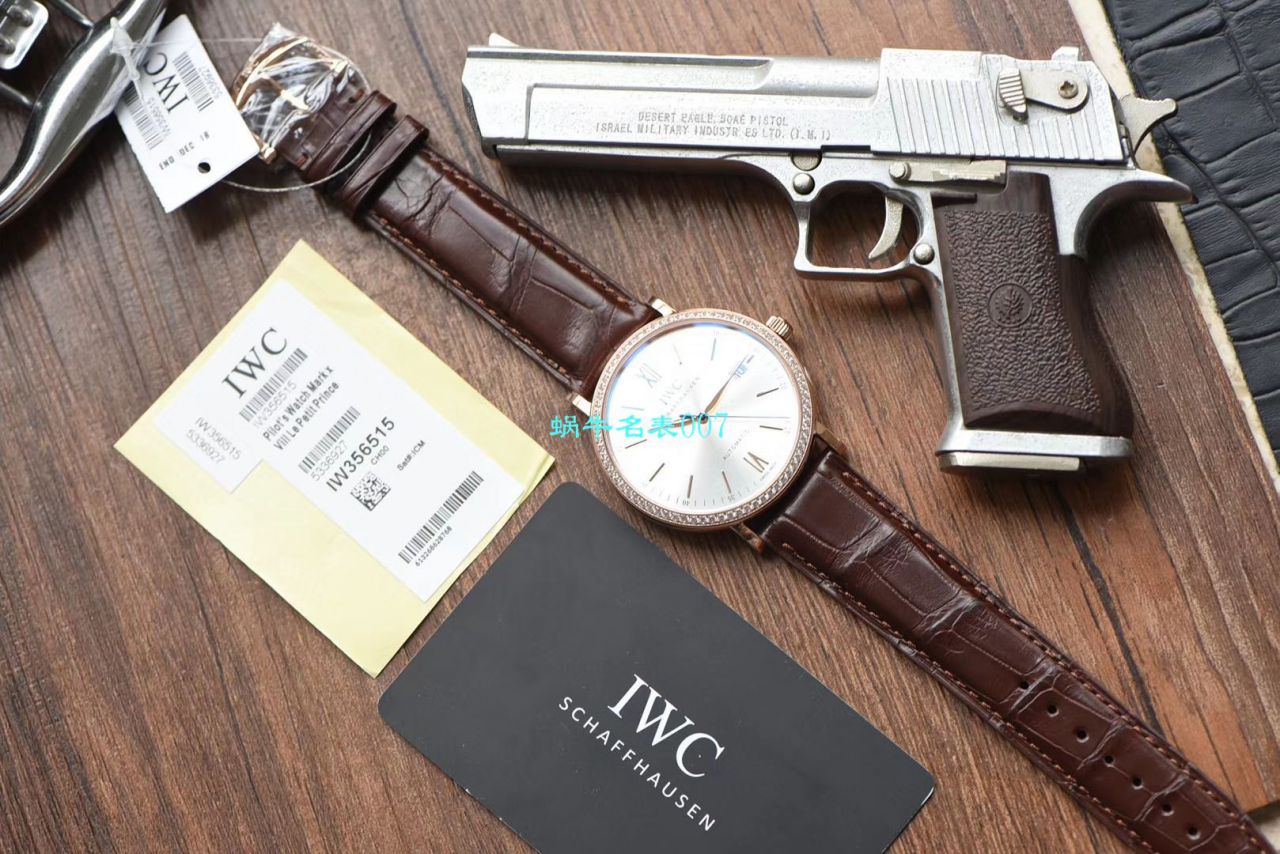 【 Video analysis V7 Factory IWC Replica 表】 IWC 表柏涛菲诺系列 Replica IW356515 wrist watches  / WG393