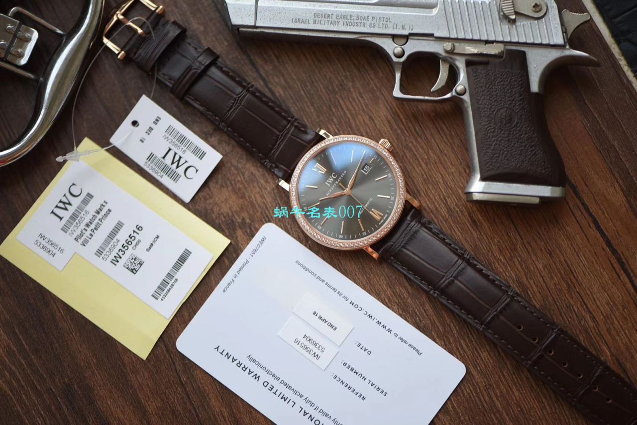 【 Video analysis V7 Factory IWC top  Replica 表】 IWC 表柏涛菲诺 Replica IW356516 wrist watches  / WG396