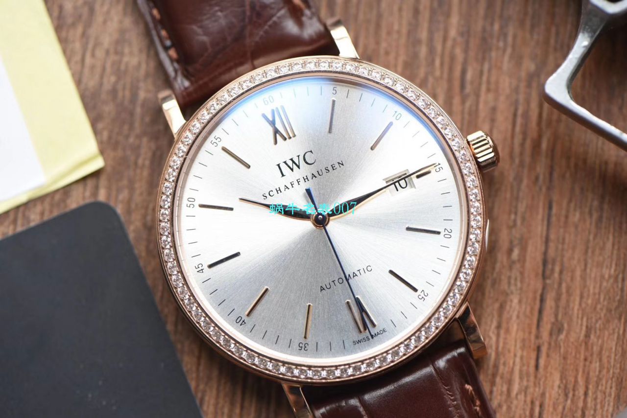 【 Video analysis V7 Factory IWC Replica 表】 IWC 表柏涛菲诺系列 Replica IW356515 wrist watches  / WG393