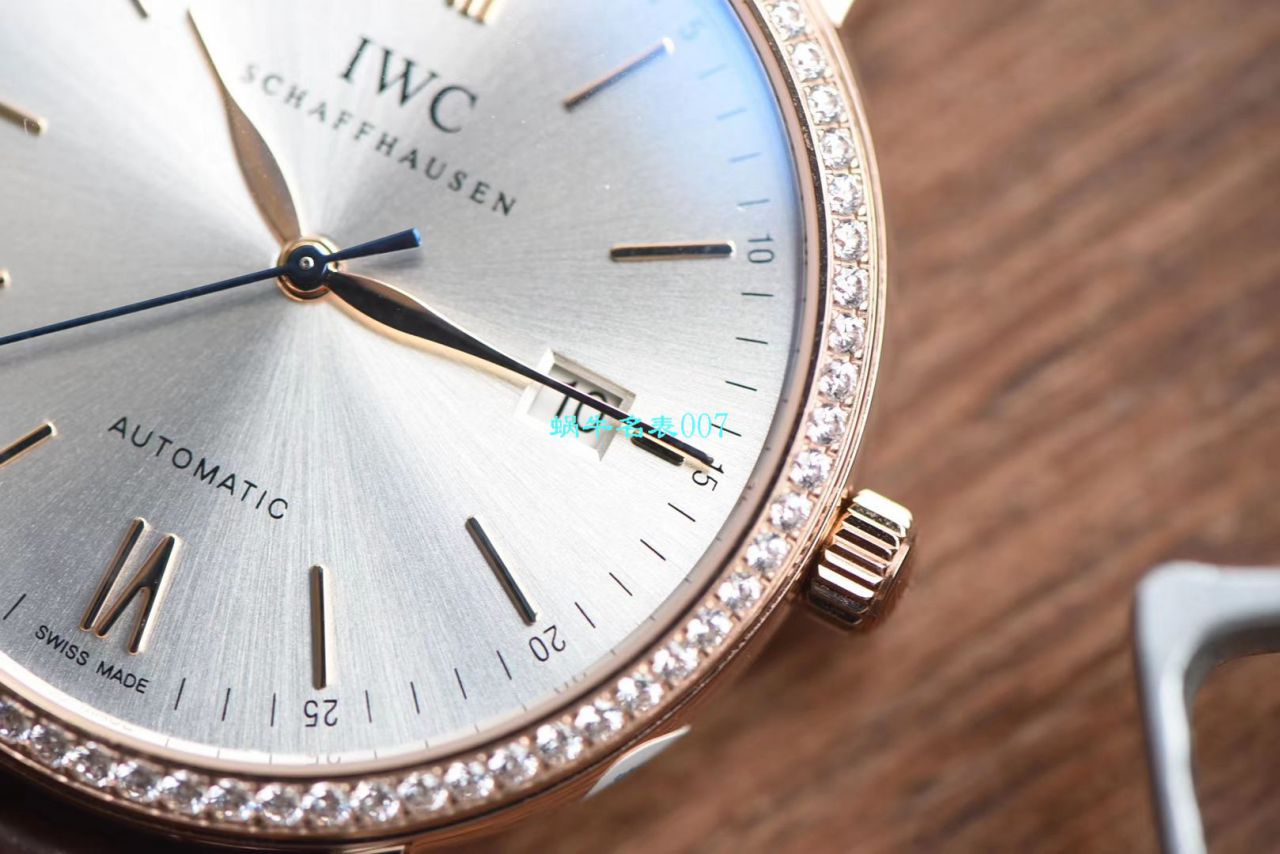【 Video analysis V7 Factory IWC Replica 表】 IWC 表柏涛菲诺系列 Replica IW356515 wrist watches  / WG393