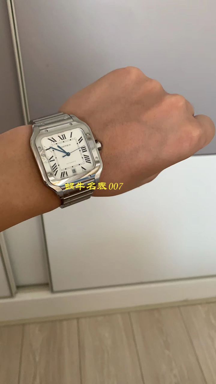 【V6 Factory  Perfect  High quality  top  Replica Watches 】 Cartier   Santos 系列WSSA0009男女情侣 wrist watches  / K165