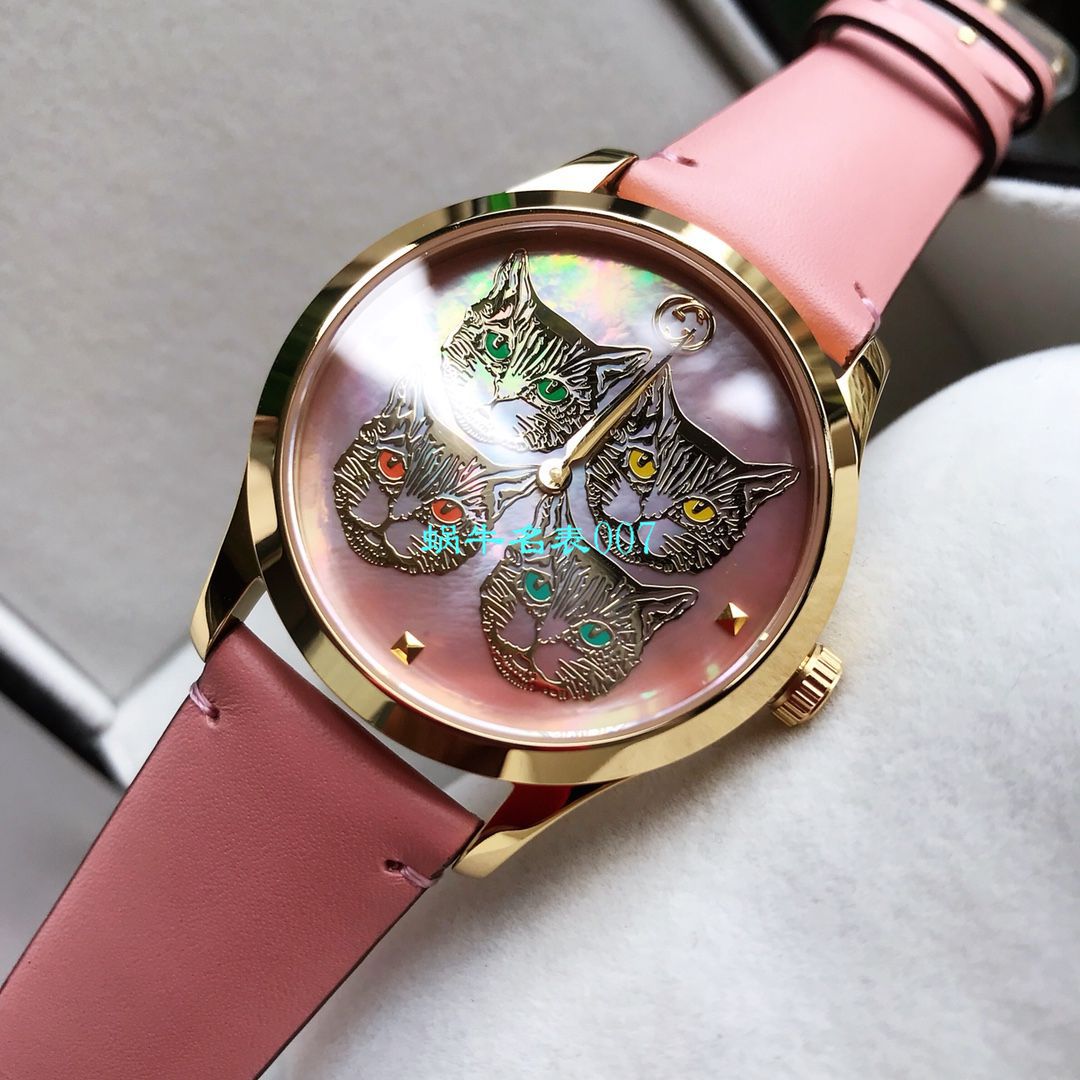 【渠道原单】Gucci古驰猫头鹰G-Timeless 系列女士 wrist watches ，38 毫米 / GUCCI KK17