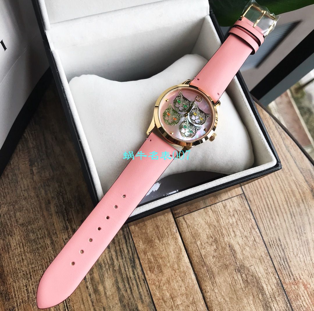 【渠道原单】Gucci古驰猫头鹰G-Timeless 系列女士 wrist watches ，38 毫米 / GUCCI KK17