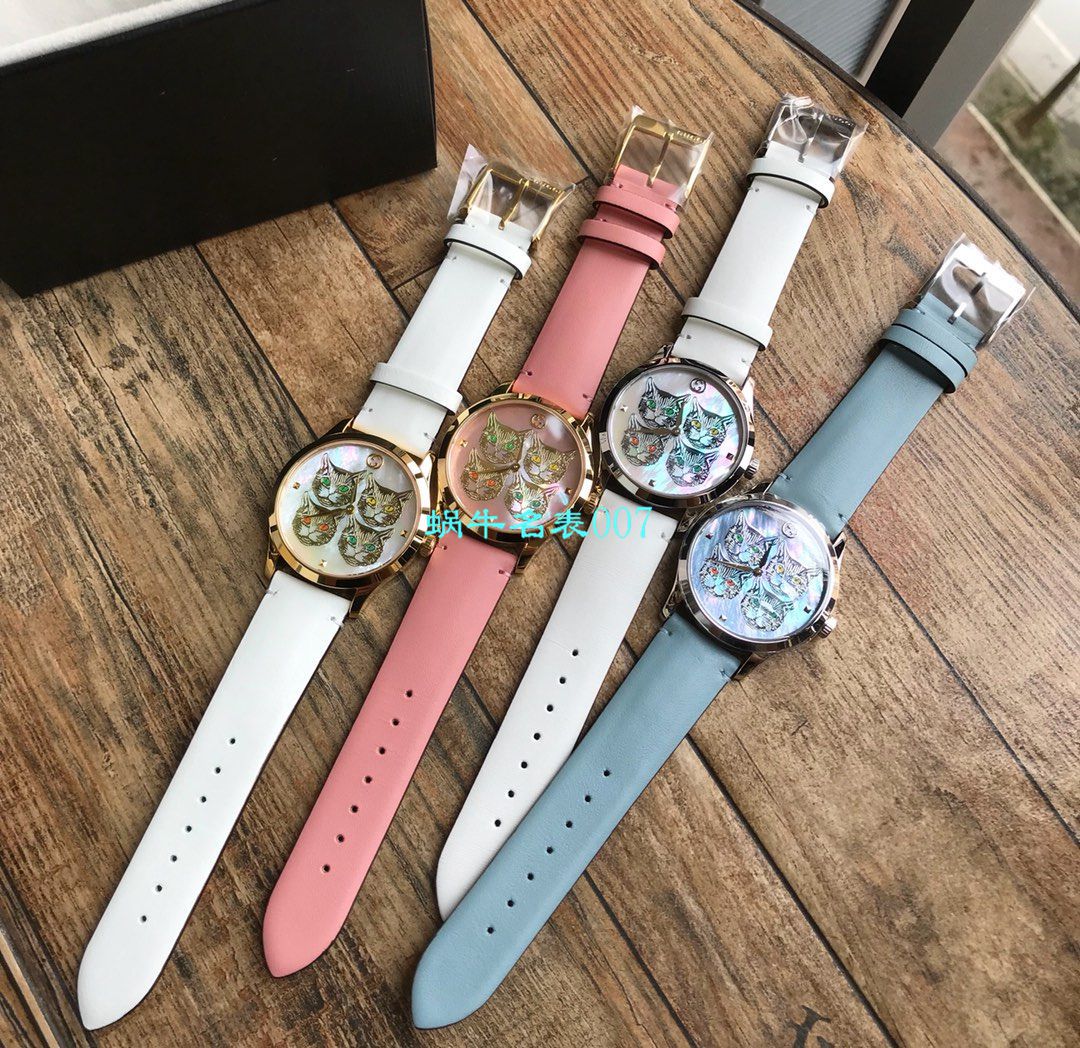 【渠道原单】Gucci古驰猫头鹰G-Timeless 系列女士 wrist watches ，38 毫米 / GUCCI KK17