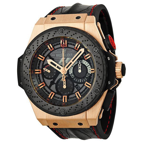 【HBBV6 Factory  top  Replica Watches 】 hublot 法拉利F1 玫瑰金703.OM.6912.HR.FMC12 Hublot Big Bang F1 King Power Great Britain Limited Edition / YB072