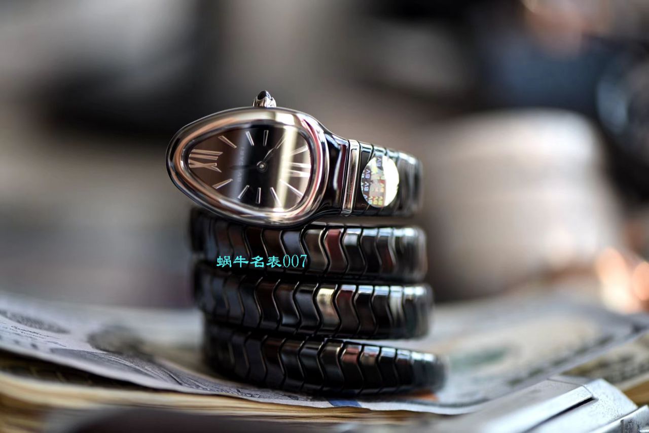 【BV Factory BVLGARI Replica 蛇形女表】 BVLGARI SERPENTI系列102734，102613 SPC35WGDWCGD1.1T白色黑色 Composite  wrist watches  / BG029