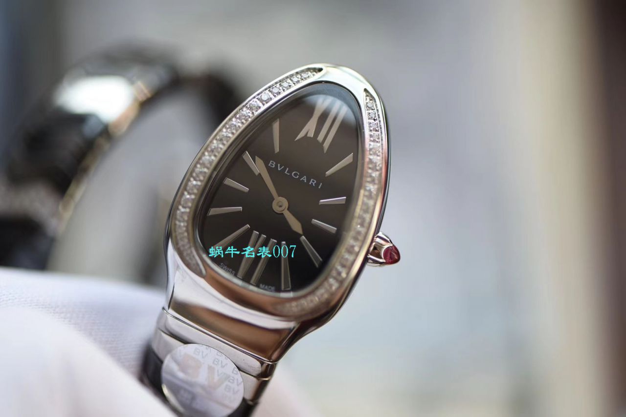 【BV Factory BVLGARI Replica 蛇形女表】 BVLGARI SERPENTI系列102734，102613 SPC35WGDWCGD1.1T白色黑色 Composite  wrist watches  / BG029